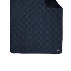 11062-RiverBlNv-1-EB751RiverBlNvFlatFront-1200W Eddie Bauer® Quilted Insulated Fleece Blanket