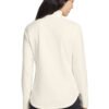 1200W-10479-Ivory-2-EB227IvoryModelBack1 Eddie Bauer® Women's 1/2-Zip Microfleece Jacket