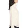 1200W-10479-Ivory-4-EB227IvoryModelSide1 Eddie Bauer® Women's 1/2-Zip Microfleece Jacket