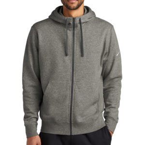 Nike Club Fleece Sleeve Swoosh Full-Zip Hoodie
