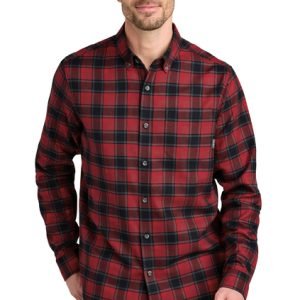 Eddie Bauer® Long Sleeve Favorite Flannel Plaid Shirt