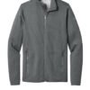 424Wx635H-7621-GreyHthr-12-EB238GreyHthrFlatFront1 Eddie Bauer® Full-Zip Heather Stretch Fleece Jacket