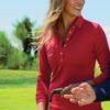 Nike Women's Long Sleeve Dri-FIT Stretch Tech Polo