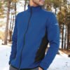 7621-BlueHthr-7-EB238BlueHthrModelLifestyleGA22-1200W Eddie Bauer® Full-Zip Heather Stretch Fleece Jacket