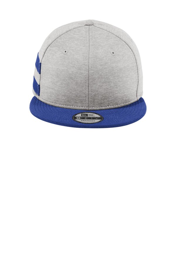 New Era ® Shadow Heather Striped Flat Bill Snapback Cap