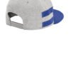 New Era ® Shadow Heather Striped Flat Bill Snapback Cap