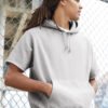 Champion ® Reverse Weave ® Short Sleeve Hooded Sweatshirt