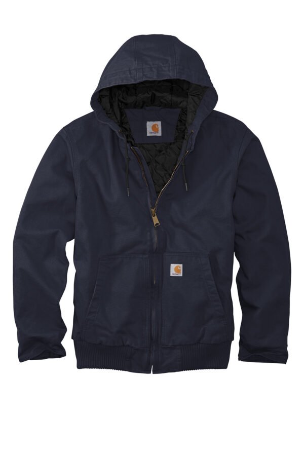10762-Navy-5-CT104050NavyFlatFront-1200W Carhartt® Washed Duck Active Jac