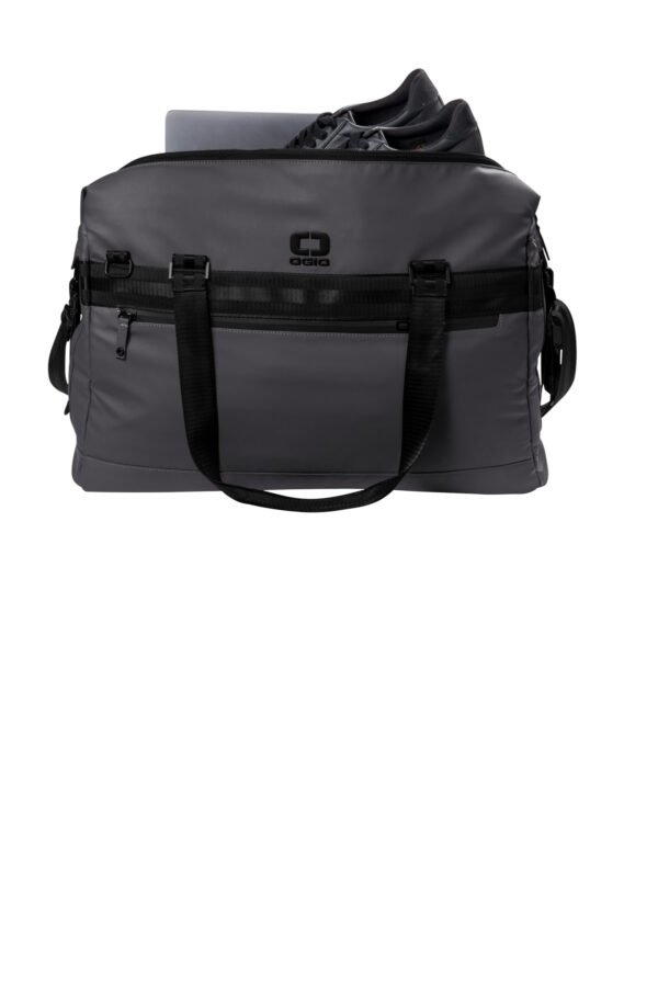 10974-TarmacGrey-5-411098TarmacGreyFlatFrontprop-1200W OGIO® Commuter Duffel