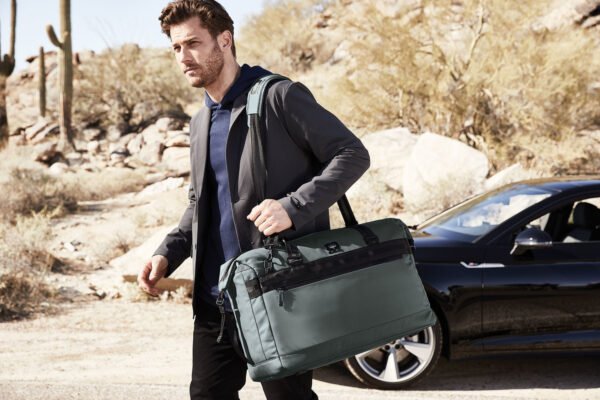10974-TarmacGrey-7-411098TarmacGreyModelLifestyle-1200W OGIO® Commuter Duffel