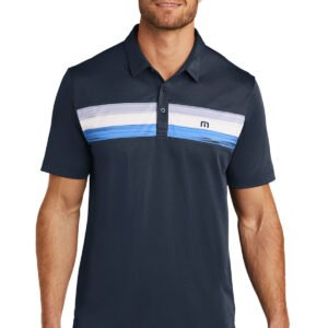 11128-BlueNights-1-TM1MU416BlueNightsModelFront-1200W TravisMathew Cabana Chest Stripe Polo
