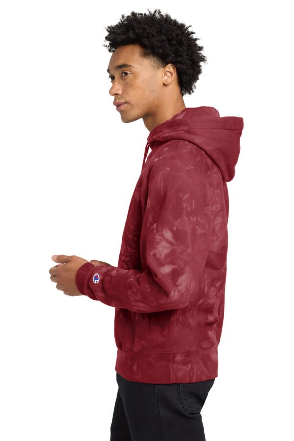 Champion ® Reverse Weave ® Scrunch-Dye Tie-Dye Hooded Sweatshirt