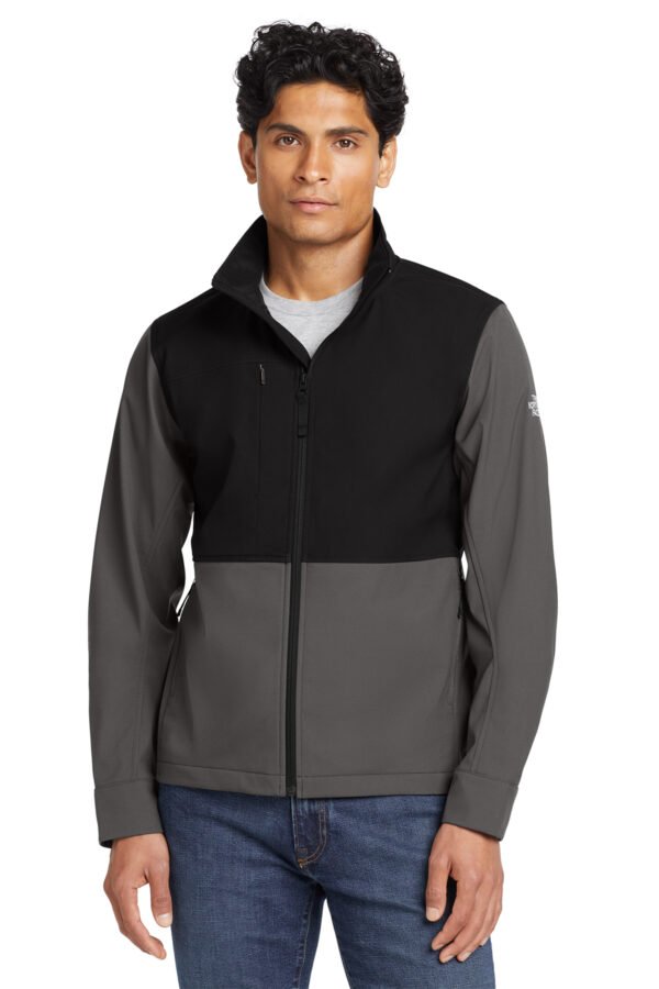 1200W-10542-AsphaltGry-0-NF0A552ZAsphaltGryModelFront3 The North Face® Castle Rock Soft Shell Jacket