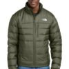 1200W-23277-NwTaupeGn-0-NF0A7V4FNwTaupeGnModelFront The North Face® Down Hybrid Jacket