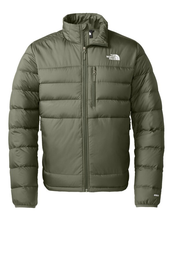 1200W-23277-NwTaupeGn-12-NF0A7V4FNwTaupeGnFormFront The North Face® Down Hybrid Jacket
