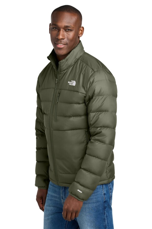 1200W-23277-NwTaupeGn-4-NF0A7V4FNwTaupeGnModelSide The North Face® Down Hybrid Jacket