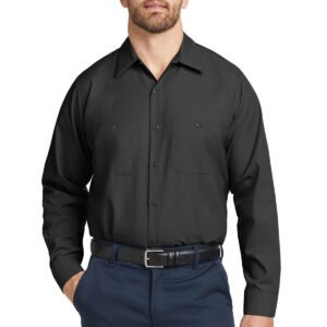 Red Kap® Long Sleeve Industrial Work Shirt