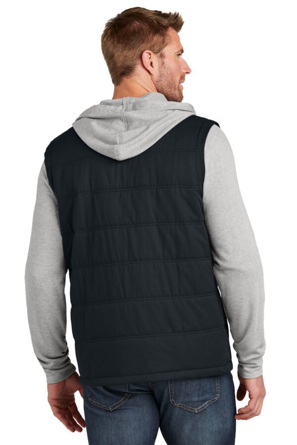 1200W-31892-BlkGreyHtr-0-TM1MZ336BlkBlkHtrModelFront23 TravisMathew Tides Up Hooded Jacket