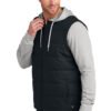 1200W-31892-BlkGreyHtr-0-TM1MZ336BlkBlkHtrModelFront4 TravisMathew Tides Up Hooded Jacket