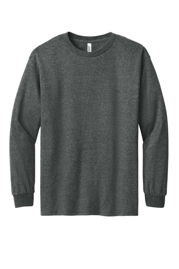 1200W-44573-HtCharcoal-12-1304HtCharcoalFlatFront American Apparel® Heavyweight Unisex Long Sleeve T-Shirt