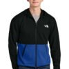1200W-45075-TNFBTNFBk-0-NF0A8BUSTNFBTNFBkModelFront The North Face® Double-Knit Full-Zip Hoodie