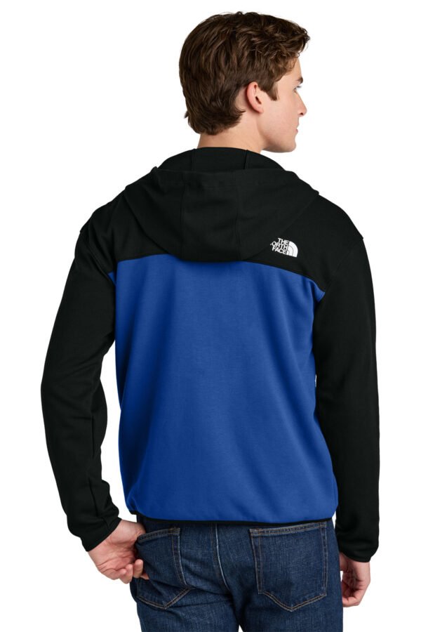 1200W-45075-TNFBTNFBk-2-NF0A8BUSTNFBTNFBkModelBack The North Face® Double-Knit Full-Zip Hoodie
