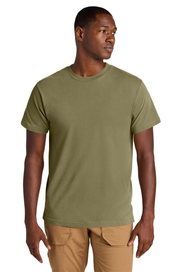 1200W-46982-FadedArmy-0-1301GDFadedArmyModelFront2 American Apparel® Unisex Heavyweight Cotton Garment-Dyed Tee