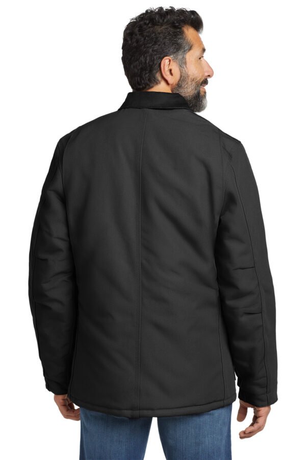 1200W-47879-Black-2-CTT106674BlackModelBack3 Carhartt® Tall Duck Traditional Coat