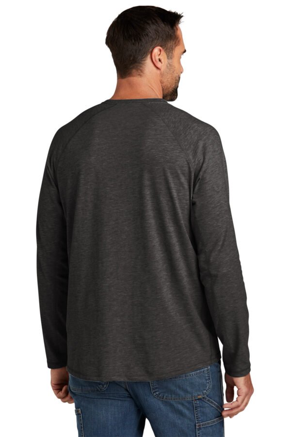 1200W-47881-CarbonHthr-2-CT106656CarbonHthrModelBack Carhartt Force® Long Sleeve Pocket T-Shirt
