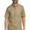 1200W-47883-DarkKhaki-0-CT106688DarkKhakiModelFront2 Carhartt® Rugged Professional™ Series Short Sleeve Shirt
