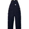 1200W-47887-DarkNavy-12-CT106672DarkNavyFlatFront Carhartt® Firm Duck Insulated Bib Overalls