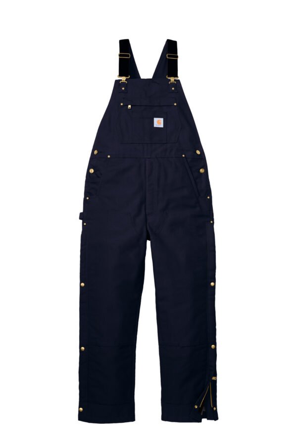 1200W-47887-DarkNavy-12-CT106672DarkNavyFlatFront Carhartt® Firm Duck Insulated Bib Overalls