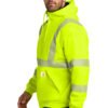 1200W-51274-BriteLime-4-CT104988BriteLimeModelSide Carhartt® ANSI 107 Class 3 Lined Full-Zip Sweatshirt