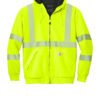 1200W-51274-BriteLime-5-CT104988BriteLimeFlatFront Carhartt® ANSI 107 Class 3 Lined Full-Zip Sweatshirt