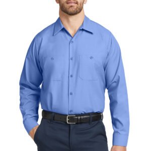 Red Kap® Long Size, Long Sleeve Industrial Work Shirt