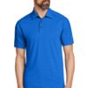 1200W-6025-ElecBlue-0-OG1030ElecBlueModelFront1 OGIO® Linear Polo
