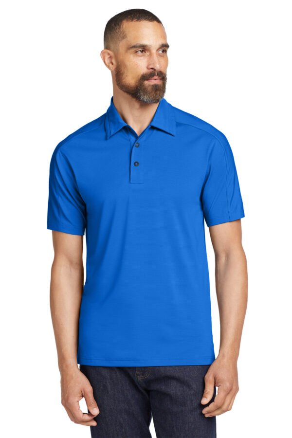1200W-6025-ElecBlue-0-OG1030ElecBlueModelFront1 OGIO® Linear Polo