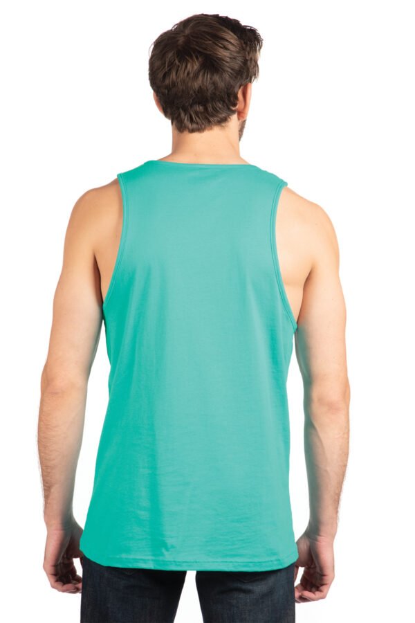 1200W-63778-TahitiBlue-2-NL3633TahitiBlueModelBackTEMP Next Level Apparel® Cotton Muscle Tank