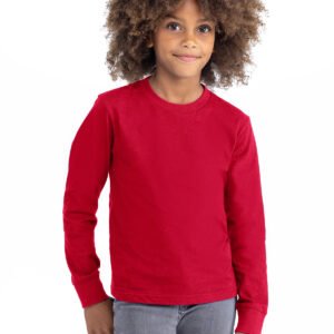 Next Level Apparel® Youth Cotton Long Sleeve Tee