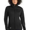 1200W-6578-Blacktop-0-LOE720BlacktopModelFront3 OGIO® Women's Crux Soft Shell
