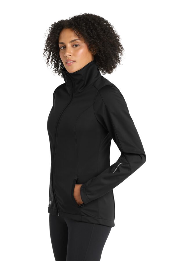 1200W-6578-Blacktop-4-LOE720BlacktopModelSide3 OGIO® Women's Crux Soft Shell