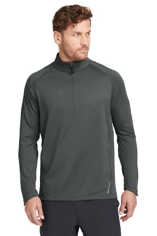 1200W-7988-GearGrey-0-OE550GearGreyModelFront3 OGIO® Radius 1/4-Zip