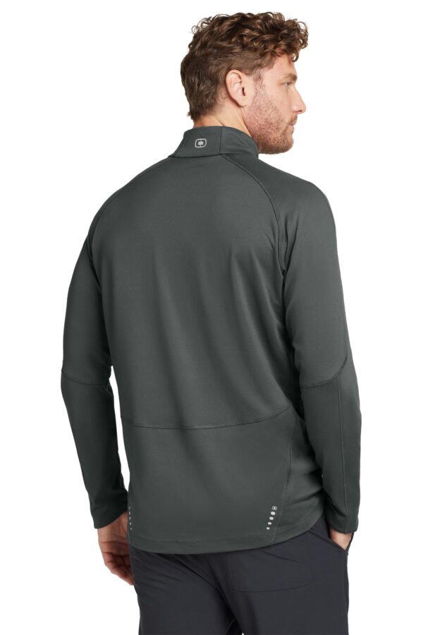 1200W-7988-GearGrey-2-OE550GearGreyModelBack3 OGIO® Radius 1/4-Zip