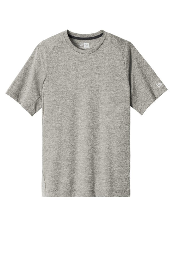 1200W-8578-RnstmGrey-0-NEA200RnstmGreyModelFront555 New Era® Series Performance Crew Tee