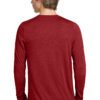 1200W-8581-Scarlet-2-NEA201ScarletModelBack3 New Era® Series Performance Long Sleeve Crew Tee