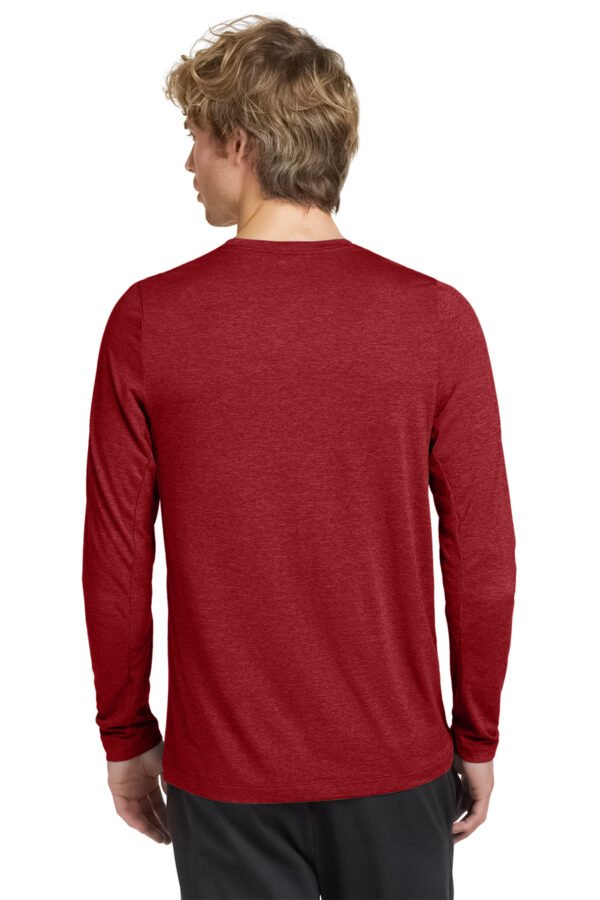 1200W-8581-Scarlet-2-NEA201ScarletModelBack3 New Era® Series Performance Long Sleeve Crew Tee