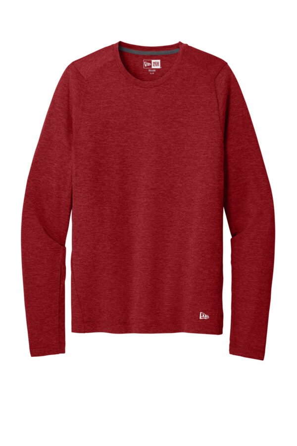 1200W-8581-Scarlet-5-NEA201ScarletFlatFront3 New Era® Series Performance Long Sleeve Crew Tee