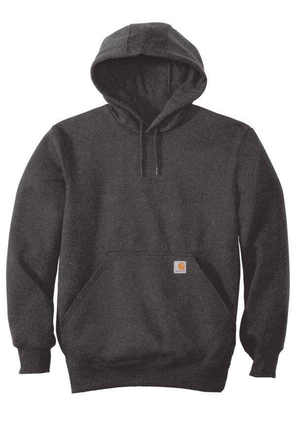 1200W-9604-CarbonHthr-5-CT100615CarbonHthrFlatFront2 Carhartt® Rain Defender® Paxton Heavyweight Hooded Sweatshirt