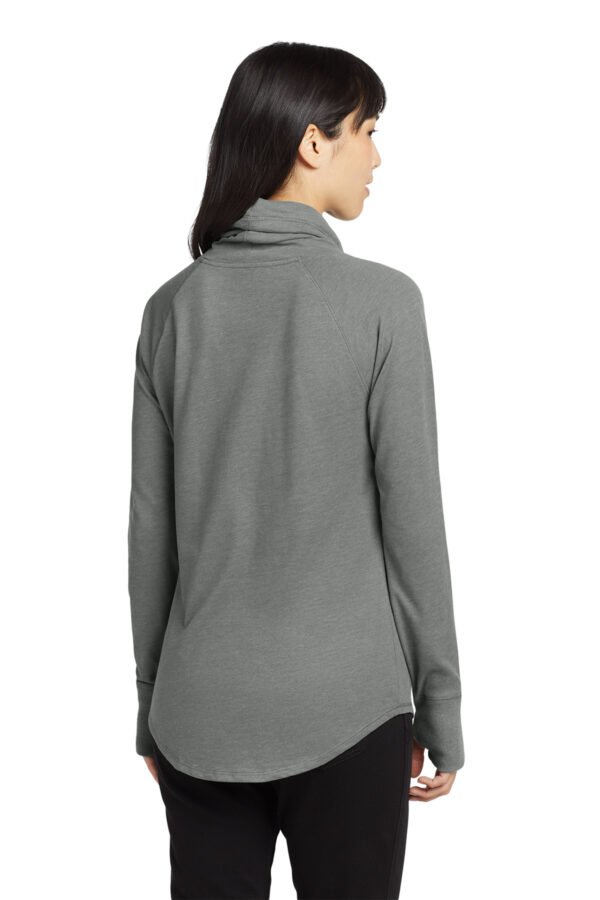 1200W-9770-ShdGyHthr-2-LNEA123ShdGyHthrModelBack1 New Era ® Women's Sueded Cotton Blend Cowl Tee