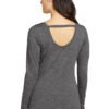 1200W-9833-GearGrHthr-2-LOE340GearGrHthrModelBack2 OGIO ® Women's Force Long Sleeve Tee
